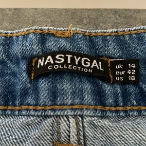 Nasty Gal Denim Mom Shorts US 10
